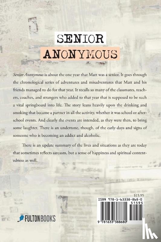 T Hallman, Matthew - Senior Anonymous