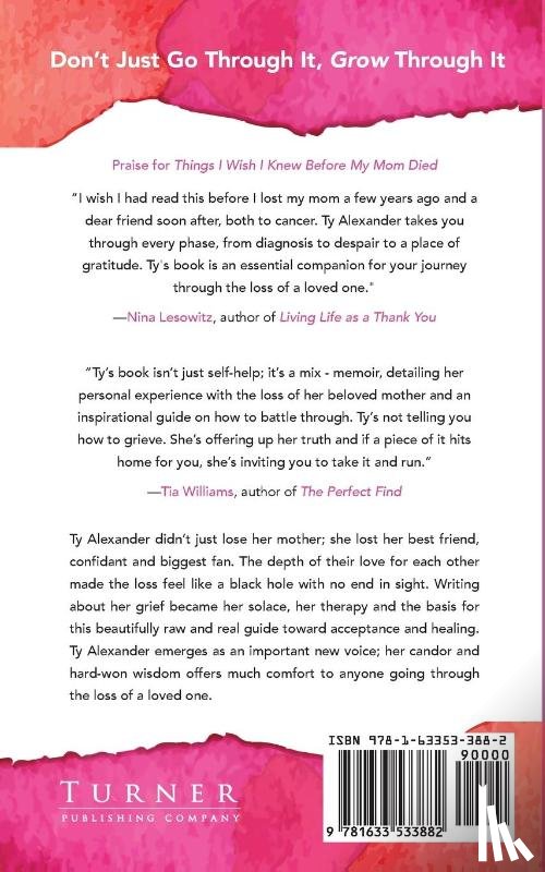 Alexander, Ty - Things I Wish I Knew Before My Mom Died