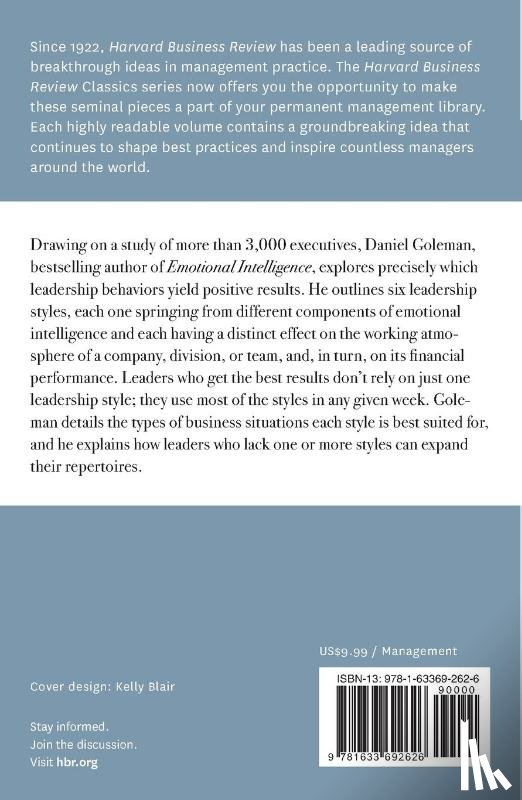 Goleman, Daniel - Leadership That Gets Results (Harvard Business Review Classics)