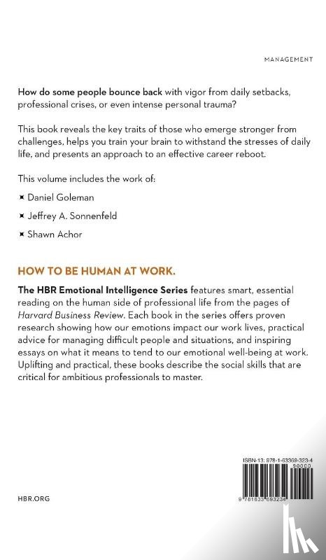 Harvard Business Review, Goleman, Daniel, Sonnenfeld, Jeffrey A., Achor, Shawn - Resilience (HBR Emotional Intelligence Series)