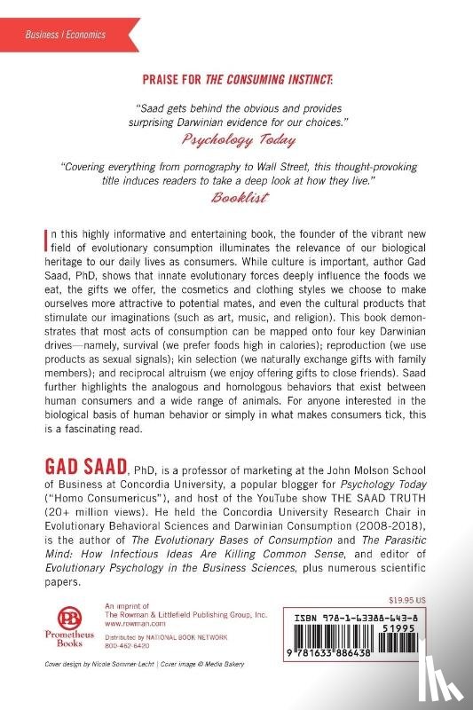 Gad, Saad, Buss, David - The Consuming Instinct