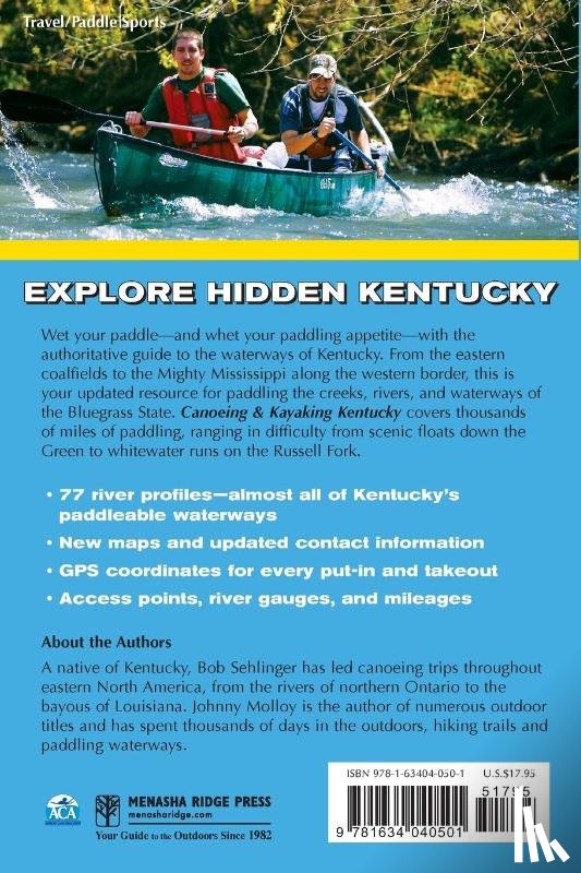 Sehlinger, Bob, Molloy, Johnny - Canoeing & Kayaking Kentucky