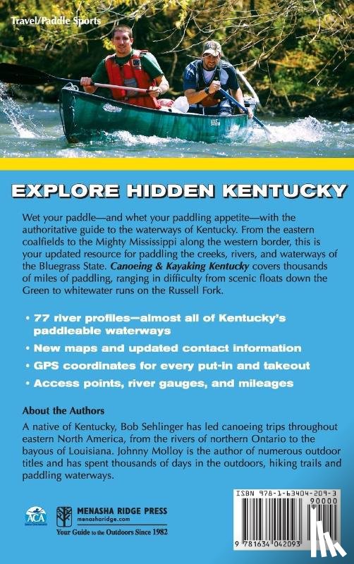 Sehlinger, Bob, Molloy, Johnny - Canoeing & Kayaking Kentucky