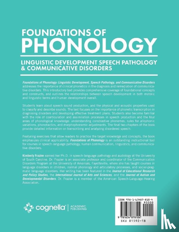 Kimberly Frazier - Foundations of Phonology