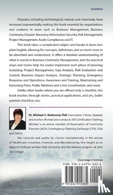Redmond, Dr Michael C - Mastering Business Continuity Management