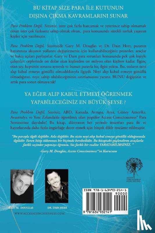 Douglas, Gary M, Heer, Dr - Para Problem Değil, Sizsiniz - Money Isn't the Problem Turkish