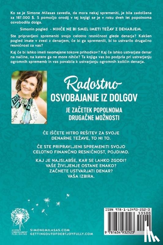 Milasas, Simone - Radostno Osvobajanje Iz Dolgov - Getting Out of Debt Slovenian