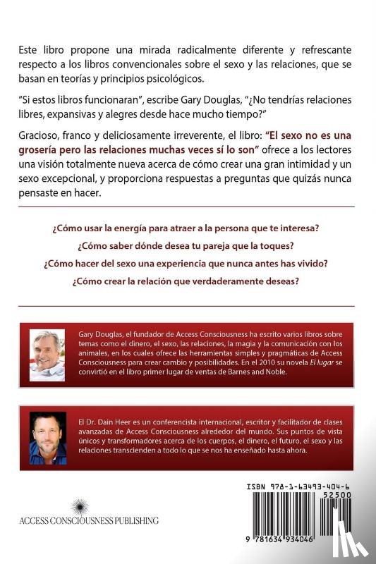 Douglas, Gary M, Heer, Dain - El sexo no es una groseria, pero las relaciones muchas veces si lo son (Spanish)