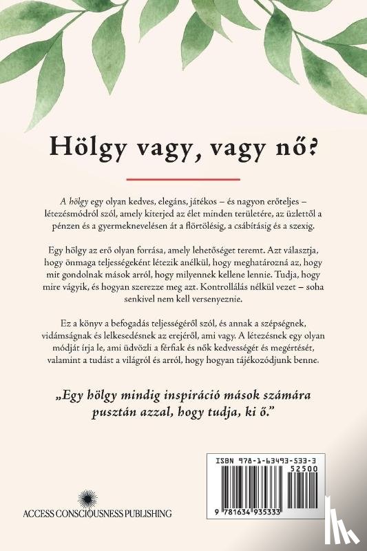 Douglas, Gary M - A HOELGY (Hungarian)