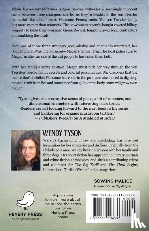 Tyson, Wendy - Sowing Malice