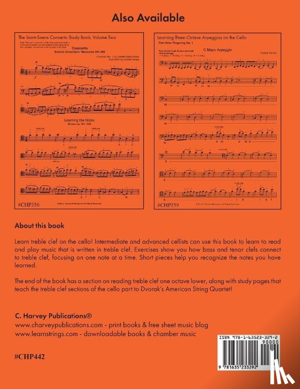 Harvey, Cassia - Treble Clef for the Cello