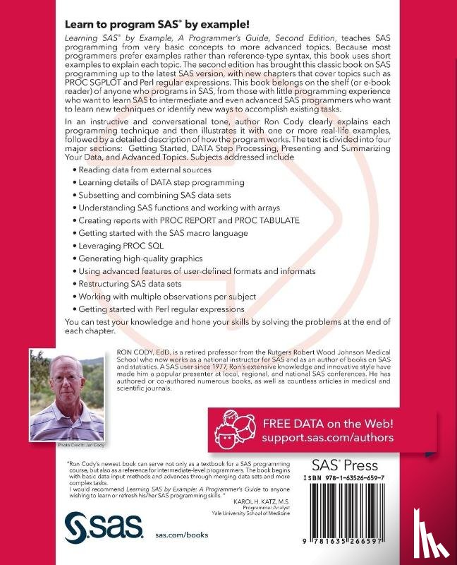 Cody, Ron - Learning SAS by Example