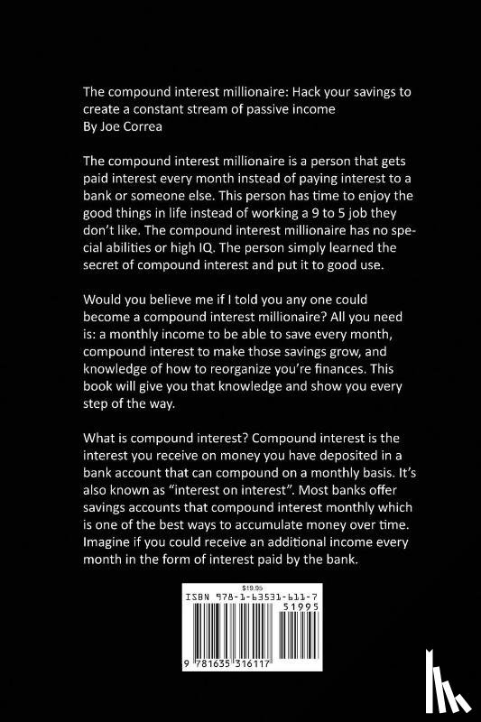 Correa, Joe - The Compound Interest Millionaire