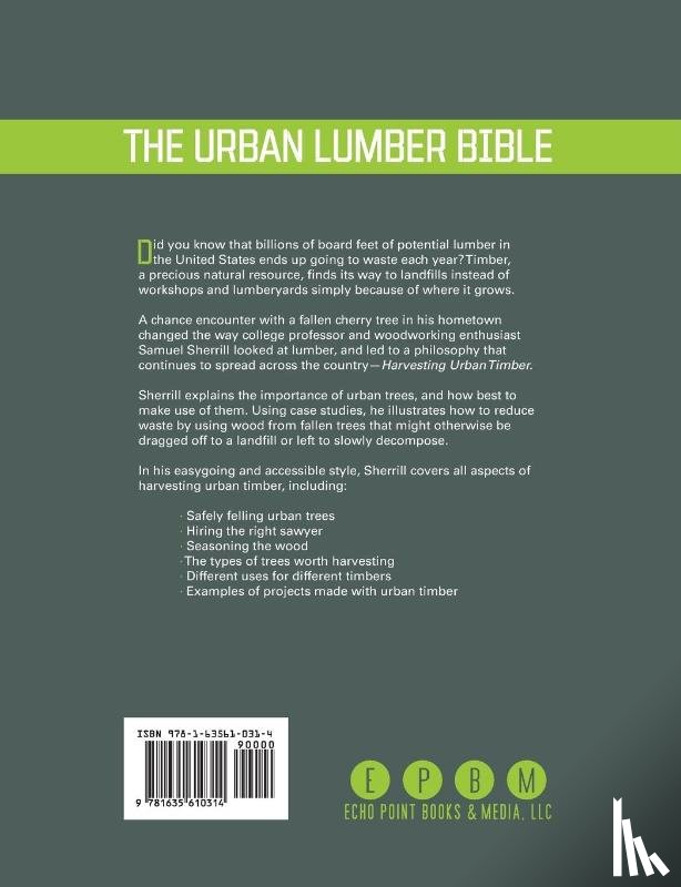 Sherrill, Sam - Harvesting Urban Timber