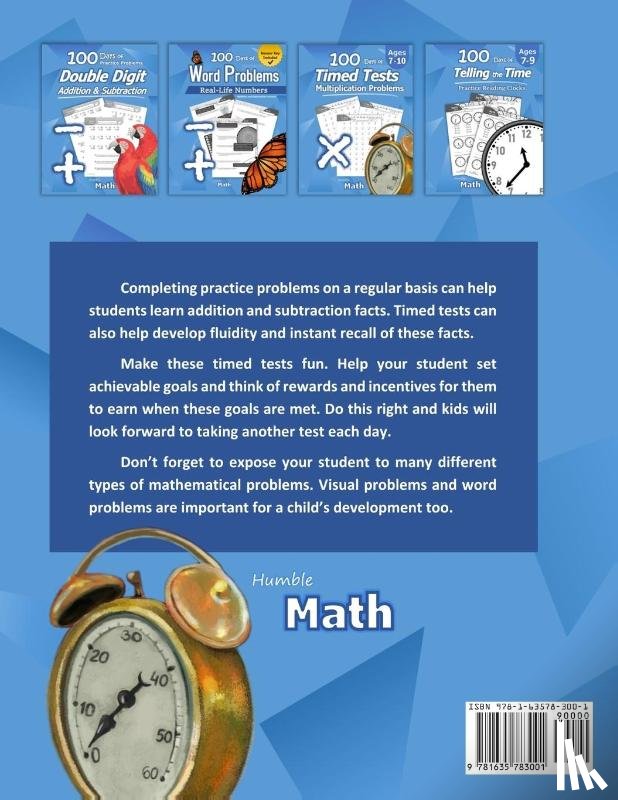 Math, Humble - Humble Math - 100 Days of Timed Tests