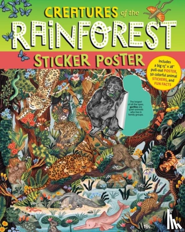 Sky, Alison, Ocean, Fiona, Simmance - Creatures of the Rainforest Sticker Poster