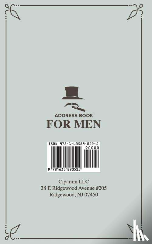 Us, Journals R - Address Book for Men