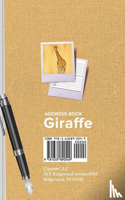 Us, Journals R - Address Book Giraffe