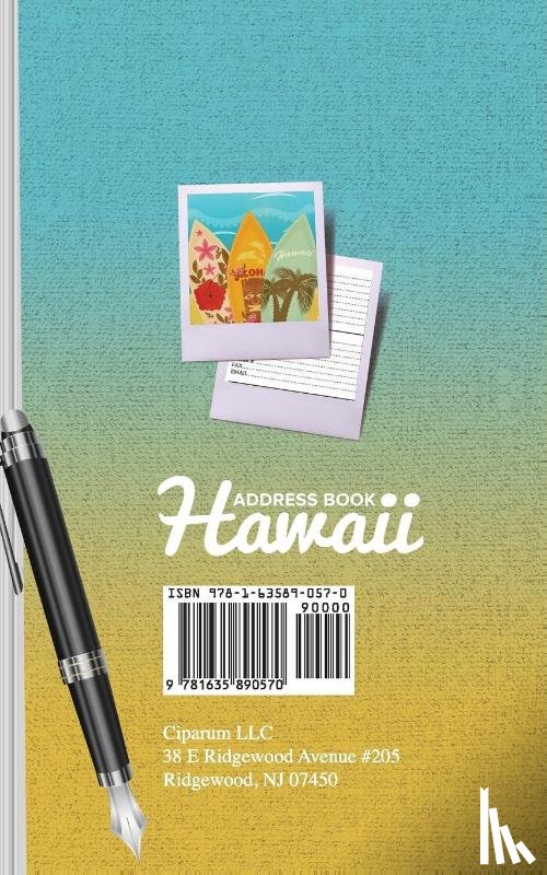 Us, Journals R - Address Book Hawaii