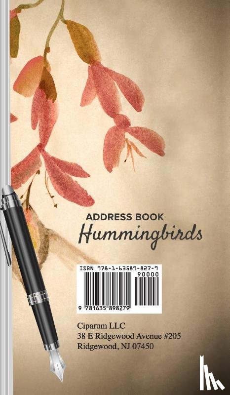 Us, Journals R. - Address Book Hummingbirds