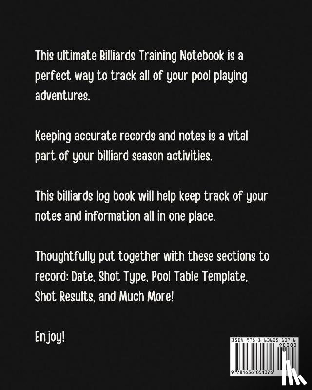 Press, Hartwell - Billiards Training Log