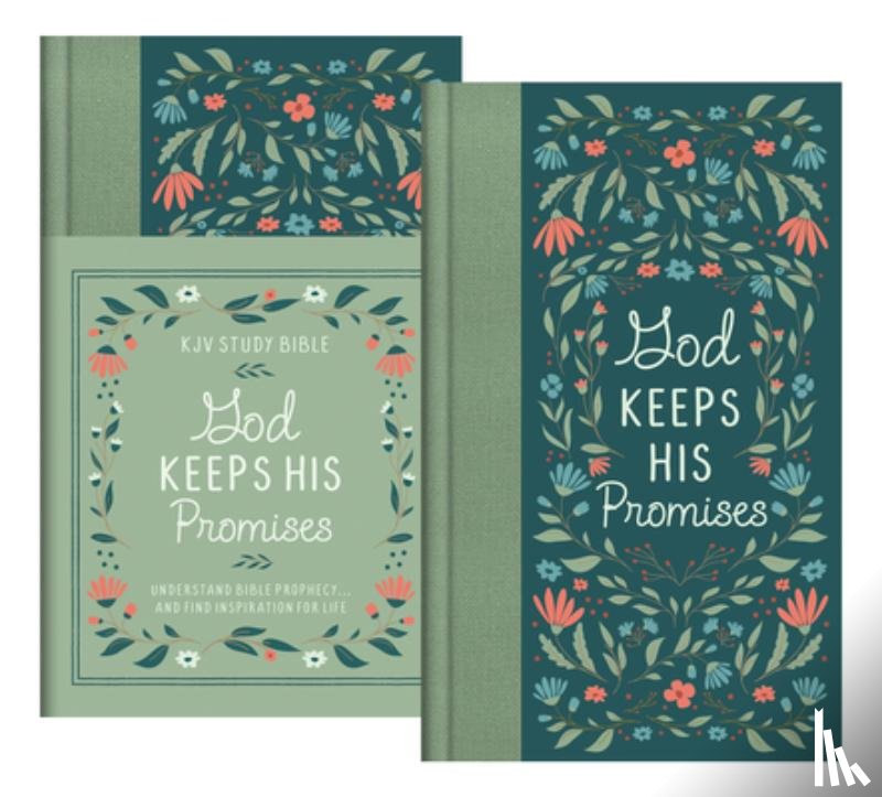 Hudson, Christopher D. - God Keeps His Promises KJV Study Bible [Sage Floral]: Understand Bible Prophecy. . .and Find Inspiration for Life