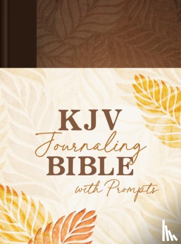 Staff, Compiled by Barbour - KJV Journaling Bible with Prompts (Copper Lead)