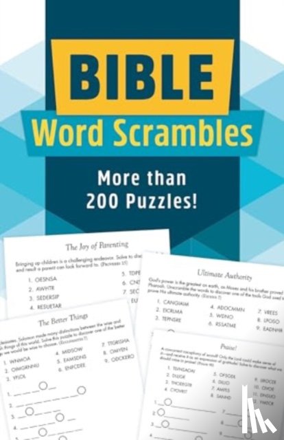 Compiled by Barbour Staff - Bible Word Scrambles: More Than 200 Puzzles!