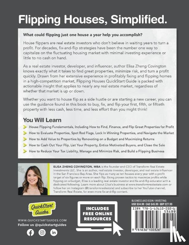 Covington, Elisa Zheng - Flipping Houses QuickStart Guide