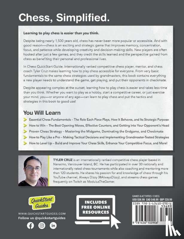 Cruz, Tyler - Chess QuickStart Guide