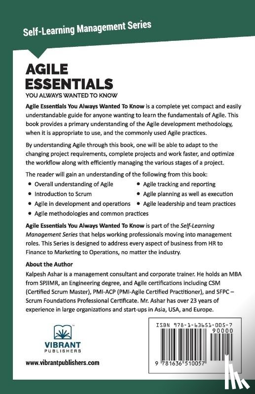 Publishers, Vibrant - Agile Essentials You Always Wanted To Know
