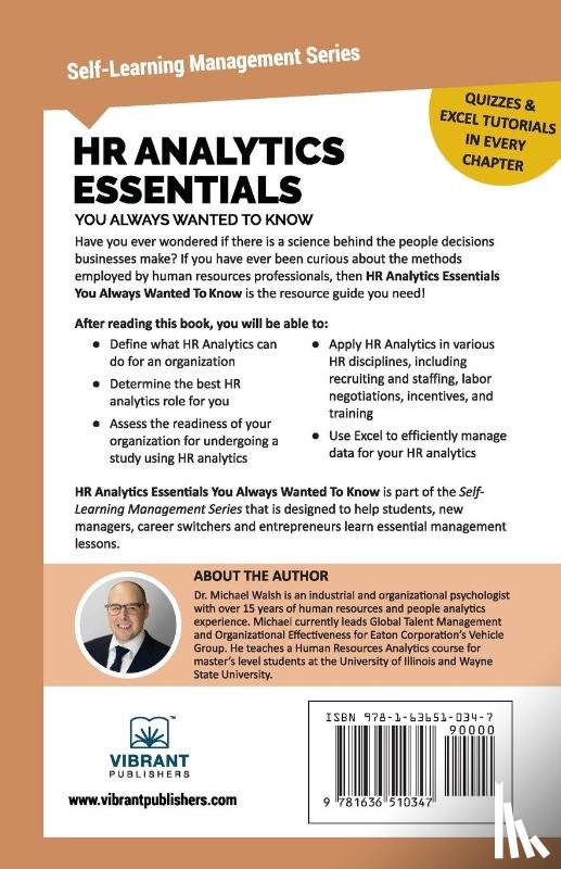 Publishers, Vibrant, Walsh, Michael - HR Analytics Essentials You Always Wanted To Know