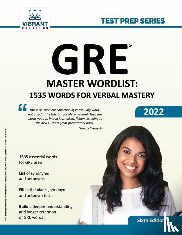 Publishers, Vibrant - GRE Master Wordlist