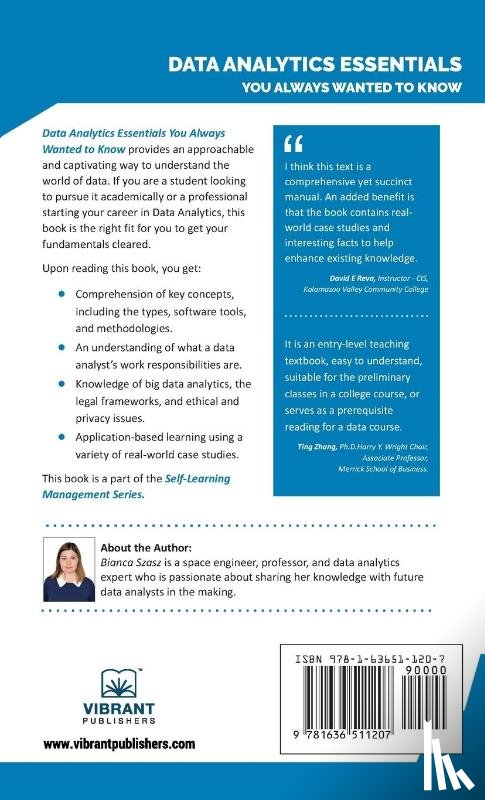 Publishers, Vibrant, Szasz, Bianca - Data Analytics Essentials You Always Wanted To Know