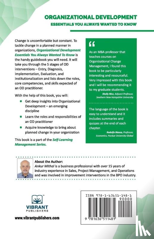 Mithal, Ankur, Publishers, Vibrant - Organizational Development Essentials You Always Wanted To Know