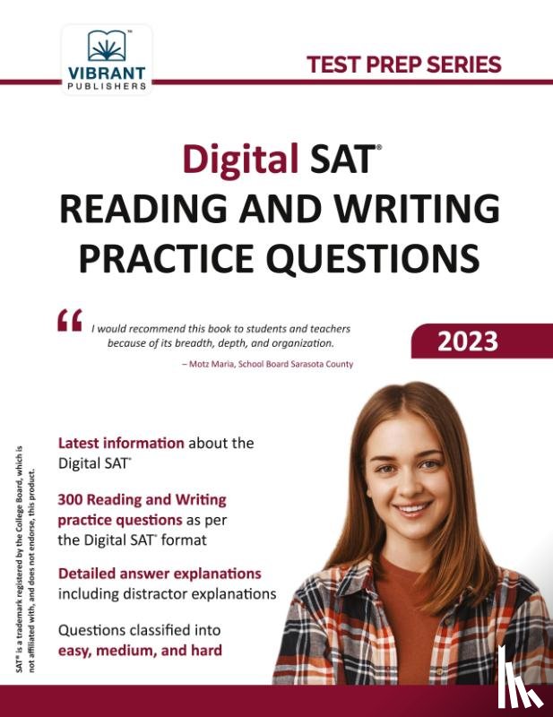 Publishers, Vibrant - Digital SAT Reading and Writing Practice Questions