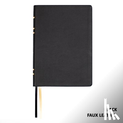 Steadfast Bibles - Lsb Giant Print Reference Edition, Paste-Down Black Faux Leather