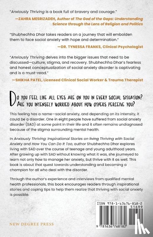 Dhar, Shubhechha - Anxiously Thriving