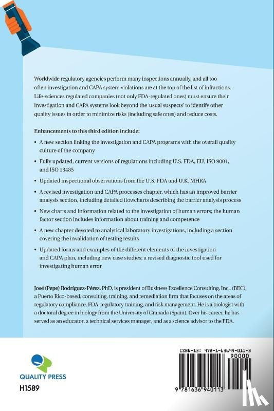 Rodriguez-Perez, Jose (Pepe) - Handbook of Investigation and Effective CAPA Systems