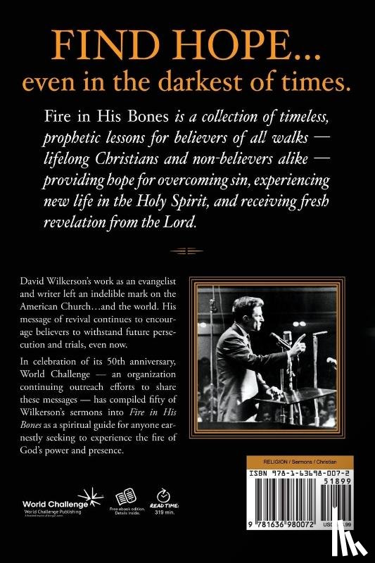 Wilkerson, David - Fire in His Bones