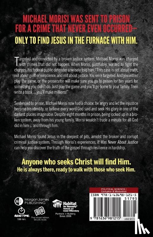 Morisi, Michael - It Was Never About Justice