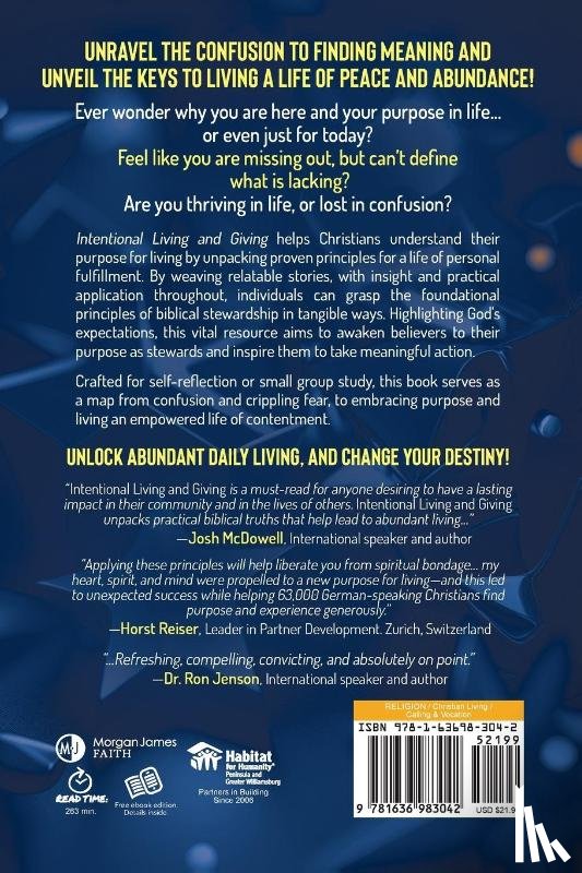 O'Nan, Larry - Intentional Living and Giving