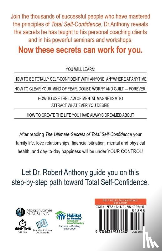 Anthony, Dr. Robert - The Ultimate Secrets of Total Self-Confidence