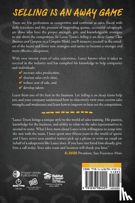 Tyson, Lance - Selling is an Away Game