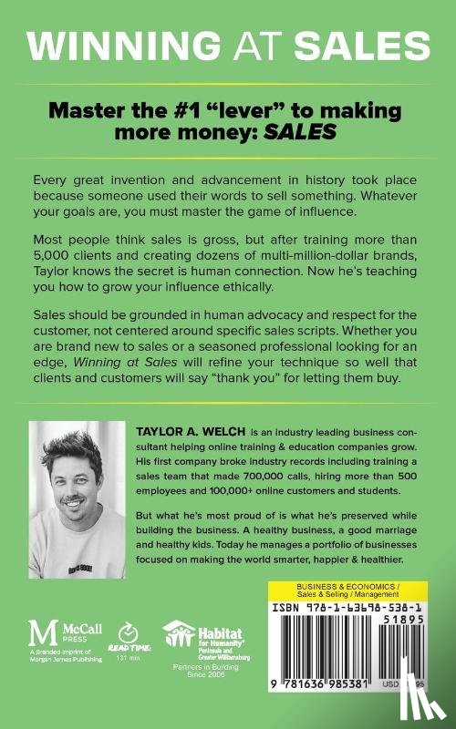 Welch, Taylor A. - Winning at Sales