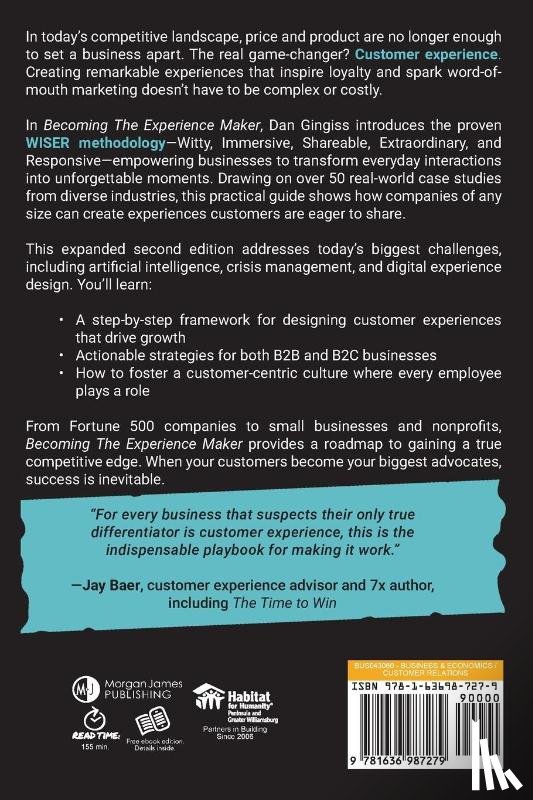 Gingiss, Dan - Becoming The Experience Maker (2nd Edition)