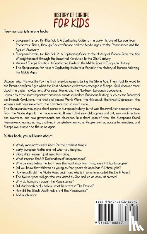 History, Captivating - History of Europe for Kids