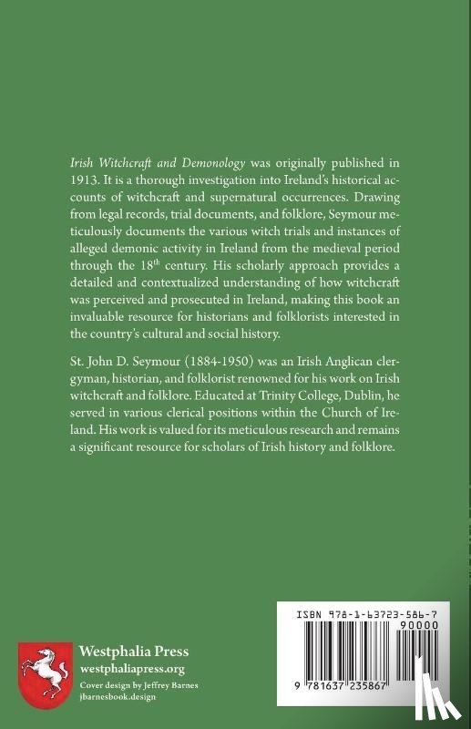 Seymour, St. John D. - Irish Witchcraft and Demonology