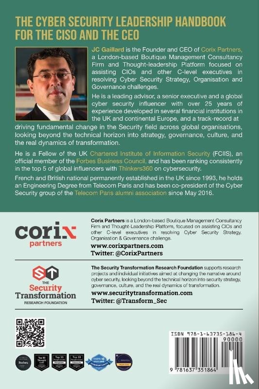 Gaillard, Jean-Christophe - The CyberSecurity Leadership Handbook for the CISO and the CEO