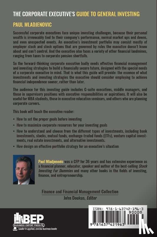 Mladjenovic, Paul - The Corporate Executive's Guide to General Investing
